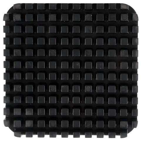 Top view of black straight up premium style push block replacement for Nemco 55500 vegetable dicer and 55450 French fry cutter.