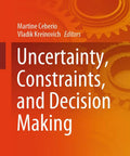 Cover of book titled 'Uncertainty, Constraints, and Decision Making'; orange gear design; Springer logo.