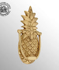 8 Inch Solid Brass Pineapple Door Knocker With Mounting Hardware Dope Front Door Accessory Premium Finish Durable Brass Construction