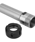 Heavy Duty 100mm Straight Shank Extended Collet Chuck Holder Made From Premium Chrome Molybdenum Alloy Steel For CNC Milling with clamping nut.