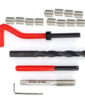 Pro Grade Rethreading Tap Set For Damaged Female Threads M10x1.25 Stainless Steel Thread Repair Kit with drill, tap, wrench, and inserts