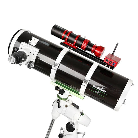 Smart Guide Guider For Telescopes 50ED 50 By 240 F Four Point Eight with quick install on black telescope setup.