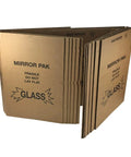 Three Set Mirror And Large Picture Moving Boxes Pack 12 Pieces In Kraft Brown Fits Mirrors Up To 40x60 Inches Heavy Duty Corrugated Boxes