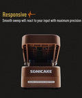 Brown Passive Volume And Expression EXP Pedal For Guitar And Keys Mini 2 In 1 Volume And Expression Pedal with open design