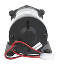 Heavy Duty Self Priming RO Water Booster Pump For Reverse Osmosis Systems Well And Storage Tanks Ultra Quiet Low Vibration Quick Hookup Rock Solid Build Seventy Five Gpd Zero Pressure, rear view showing wiring.