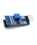 Ten Pack Infrared Reflective Sensor Modules For Obstacle Avoidance And Line Tracking, 940nm Proximity Sensors, blue module, side view