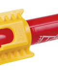 Hydro Water Rocket Set With 3 Easy To Use Rockets For Kids 8 And Up Includes Two 5.5 Inch Rockets And One 8.5 Inch Rocket Launcher Funnels And Quickstart Instructions For Next Level Science Fun red water rocket with yellow launcher clip
