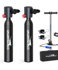 0.5L Mini Scuba Tank With Pump, Portable Diving Cylinder, DOT Certified, 3000 PSI Max Pressure, accessories and carrying case