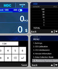 Touch Screen Currency Counter For Mixed Denominations With Bank-Grade Counterfeit Detection, USD Database interface