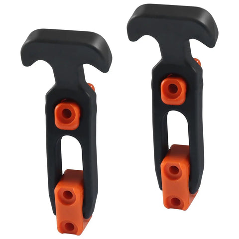Two Pack 4 Inch T Handle Latches Rubber Draw Latches For Boat Hatch Lids And Coolers Toolboxes Golf Carts With Screws