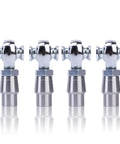 Rock Solid 3/4 16 Heim Joint Rod End Kit For Steering And Suspension, heavy duty steel spherical bearings close-up view