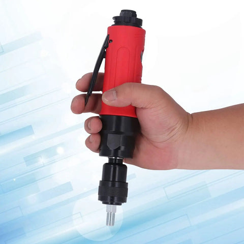 Heavy Duty Pneumatic Die Grinder Built Different With High Octane 4000 RPM Air Motor And Rock Solid Zinc Alloy Frame in hand.