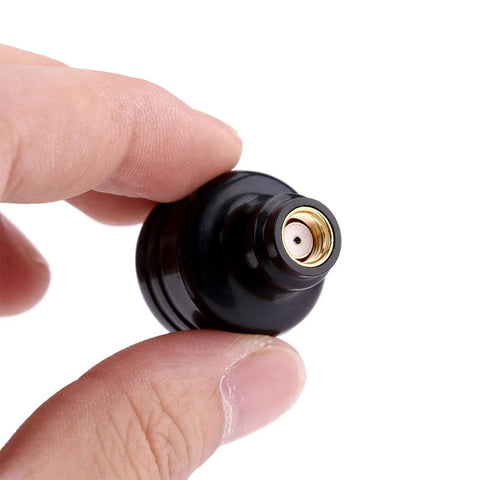 5.8G 5Dbi RHCP Heat Resistant ABS Mushroom Drone Antenna connector close-up for RC Gear, Easy Install Heavy Duty