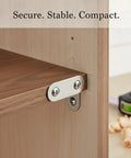 Stainless Steel Shelf Bracket For No Fuss Wall Mounts And Furniture Reinforcement supporting wooden shelf corner