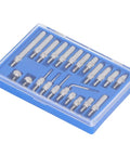 Threaded Point Tip Set For Dial Indicators, 22Pcs Carbide Probe End Tips With Storage Case, Pro Grade Indicator Points For Accurate Measurements