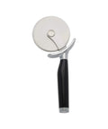 Pizza Cutter Roller Wheel With Sharp Blade For Crusts And Pies, Built In Finger Guard And Comfort Grip, Black Kitchen Tool