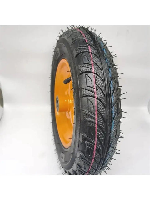 Ditch Those Slow Rolls For This Heavy Duty 14 Inch Pneumatic Tire And Rugged Steel Rim designed for two axle carts.