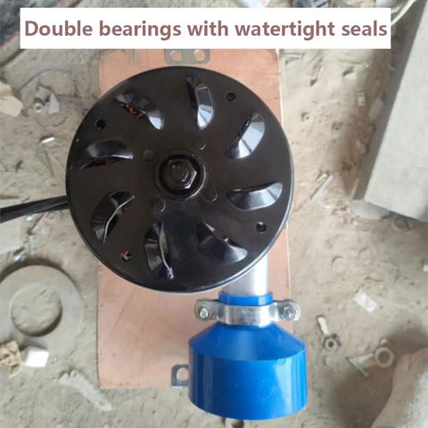 Top view of 3KW Micro Hydroelectric Generator With 220V Output For Rivers And Creeks, Three Phase Water Turbine Generator, Permanent Magnet Unit