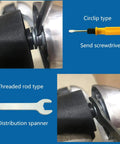 Rock Solid Heavy Duty Caster Wheels With 50mm Smooth Rolling Action And Universal Threaded Rod Fitment For Office Chairs And Furniture showing installation types.