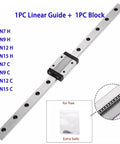Miniature Linear Rail Slide With Black Carriage Guide 100Mm To 500Mm Travel, 1 Piece, 350Mm Option, shown with extra balls