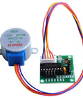 5 Pack Geared Stepper Motors 28BYJ-48 5V With ULN2003 Driver Board, Dupont Wires And Ribbon Cables, Arduino Compatible