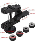 Spring Loaded Knurl Tool For Mini Lathe, Adjustable Shank, Two-Centimeter Knurling Wheels, Includes Four Spare Wheels