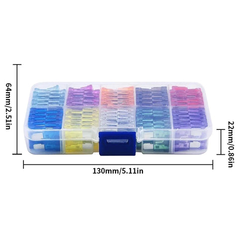 Auto Fuse Kit With 400Pcs Car Fuses 15A 20A 25A 30A 35A Blade Type Assortment With Box For Easy Replacement And Quick Car Repairs