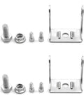 2 Pack Adjustable Motorcycle Spotlight Mounting Brackets For Off Road Bikes And Scooters, beefy heavy duty alloy fog light mounts with hardware
