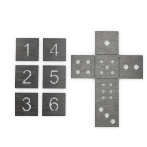 Welding Practice Kit For Beginners Duo Set, Hands On Dice And Cube Welding Coupons for MIG TIG Stick ARC Training, numbers visible