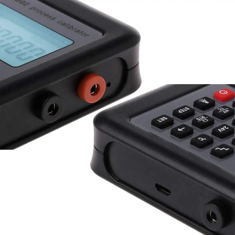 Close-up of All In One Resistance, Current And Voltage Meter With LCD Display and dual terminals for 4 to 20mA, 0 to 10V signals