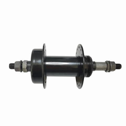 Beefed Up Rear Bike Hub Assembly 36 Hole Disc Brake Compatible 135mm Old 180mm Axle 36mm Hub Black Includes Disc Brake Bracket 2 In 1 For Easy Installation Ready To Ship