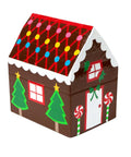 Gingerbread house model creatively made using Heavy Duty White Duct Tape 3 Pack 1.88 Inch By 30 Yard Rolls, decorated with holiday colors.