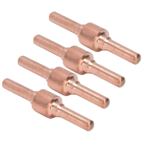 Sick 40 Piece Plasma Cutting Consumables Pack For CUT50 And CT520 With Premium Ceramics And Red Copper Nozzles Electrodes, set of four copper electrodes.