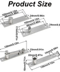 Heavy Duty Pivot Hinge for Wood Doors Stainless Steel Hidden Door Hinge with size dimensions labeled