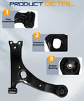 Front Suspension Kit For Toyota Matrix And Pontiac Vibe 2003 2004 2005 2006 2007 2008 Includes Front Lower Control Arm