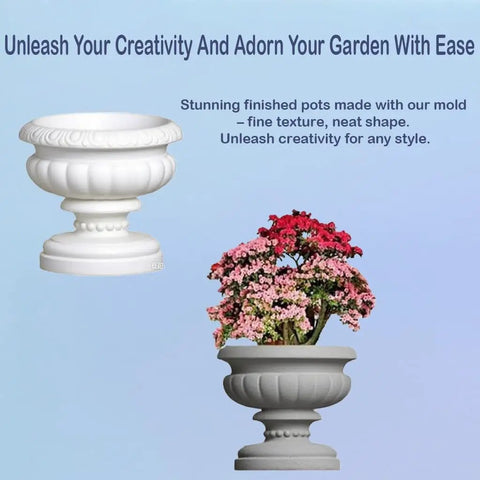 Concrete Planter Molds For DIY Garden Projects Durable Cement Planter Molds For Indoor And Outdoor Use Reusable 18CM