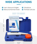 Concrete Rebound Hammer Tester Portable Resiliometer For On The Go In Situ Strength Testing, kit with suitcase and manual