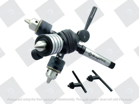 Heavy Duty Quad Head Tailstock Turret MT2 With Drill Chuck Die Holder And Live Center For Precision Machining Four Station Setup