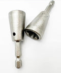 Heavy Duty Electrical Wire Joint Connector With Quick Twist Cable Stripping Build For Rock Tight Connections That Lets Diy Wizards And Master Pros Ace Every Wiring Job Without Breaking A Sweat Or Sacrificing Safety Standards Today, showing a metallic connector with a hex shape.
