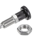 Built Like A Tank With Rustproof Stainless Steel This Ball Nose Spring Plunger with threaded knob and nut for M10 applications.