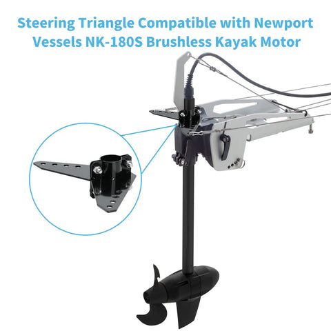 Steering Triangle For Newport NK-180S Kayak Motor Stainless Steel Construction Anti Rust Marine Steering Connector