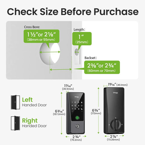 Smart Wifi Door Lock With Five In One Fingerprint Keyless Entry And Easy Peasy Remote App Control For Front Door Security Featuring Real Time Alerts And Custom Guest Codes For Solid Kick Back Home Protection