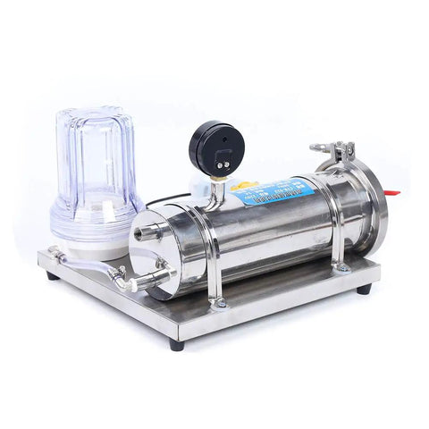 Heavy Duty Stainless Steel Carbon Filter Rig For Wine Beer Juice Kombucha Brewing Kickass Liquid Purification Setup With Dial Gauge And Slick Micro Mesh Screen For Super Fast Clarifying Sessions
