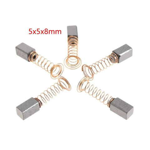 Rock Solid 50 Pack Carbon Brush Replacement For Electric Drill And Rotary Tool Motor Hella Durable Graphite Copper 5x5x8mm parts