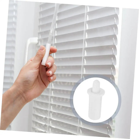 Hand using 80-Piece Spring Loaded Pins DIY Window Blind Repair Kit With Essential Shutter Hardware For Quick Self Fixes, Louver Repair Tools