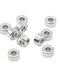 10 Pack 693ZZ Shielded Bearings 3x8x4mm Pre Lubricated Low Friction Quiet Operation Dust Proof Seal Prevents Lubricant Leakage And Dust Intrusion Improved High RPM Performance Heat Reduction And Overall Efficiency For Small Motors Beefed Up, 3x8x4mm steel