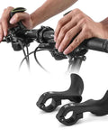 Ergonomic No Slip Bike Handlebar Ends for MTB and Road Cyclocross Bikes Extender Bar Ends Fits 21.8 to 22.8mm Handlebars