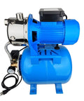 Powerhouse 1.6HP Shallow Well And Pressure Booster Pump 110V Stainless Steel Water Transfer Pump for home garden