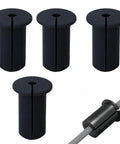 Slick Silicone Cable Grommets For Wall Pass Through And Ethernet Wire Routing Weather Sealed Dust Blockers, four pack