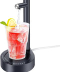 Smart Table Water Dispenser For 5 Gallon Bottle With Desktop Pump, Portable Countertop Hydration Station USB C Fast Charging Deep Blue